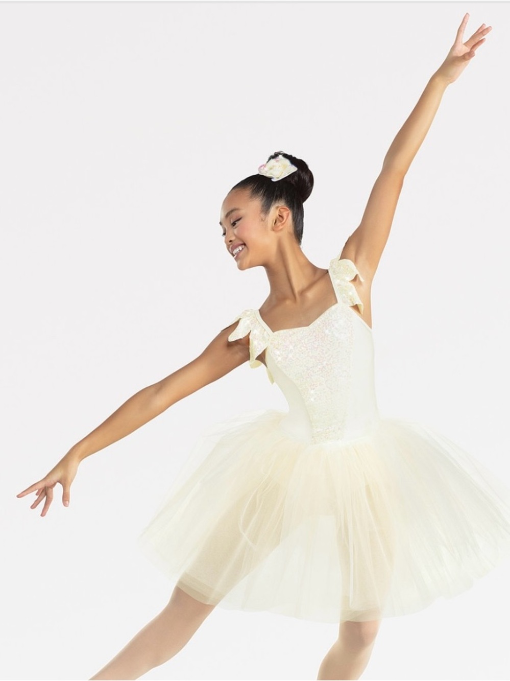 Revolution Ivory Tutu Ballet Dress with Sparkle Bodice XLC